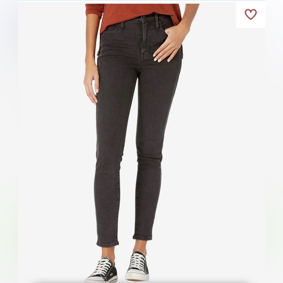Madewell Denim - Madewell black high rise skinny Jeans